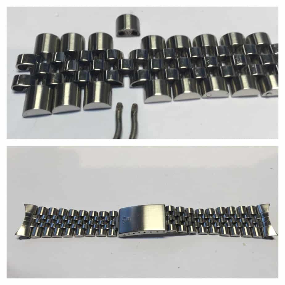 Rolex Jubilee bracelet repair
